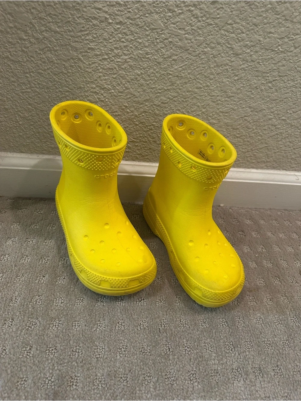 Crocs Kids' Yellow Boots